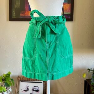Dickies Green High Rise Utility Mini Skirt Large
